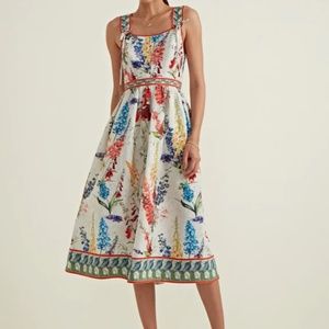Ranna Gill Floral Dress NWT